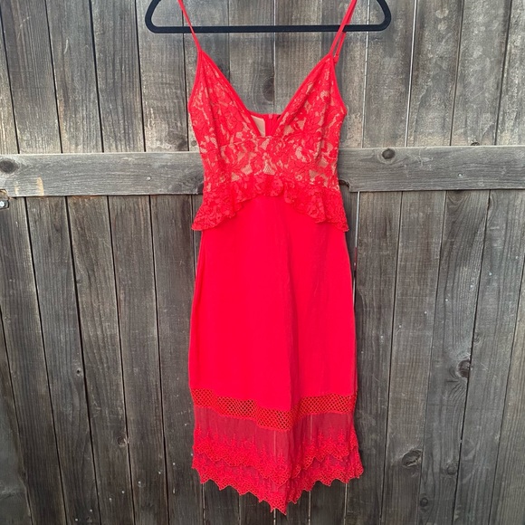 French Connection Red Dress - Picture 13 of 16